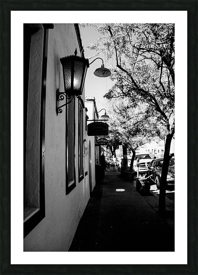 EL CHARRO CAFE BW Picture Frame print