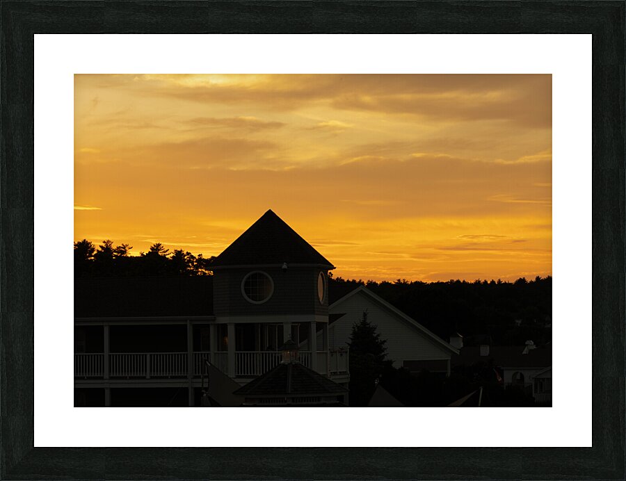 Golden Sunset Over Ogunquit Picture Frame print