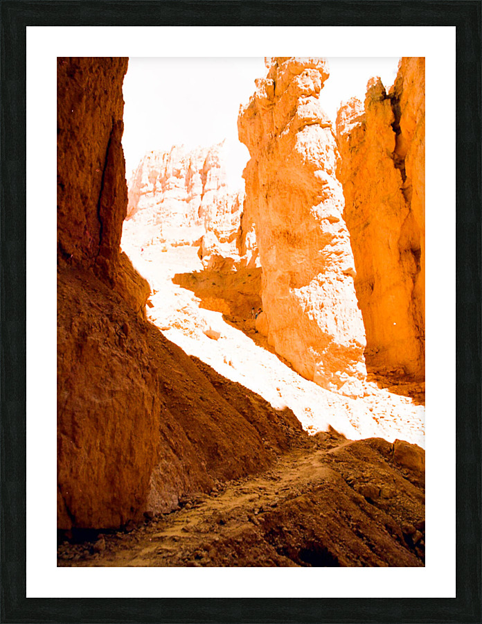 Exiting Wall Street Picture Frame print