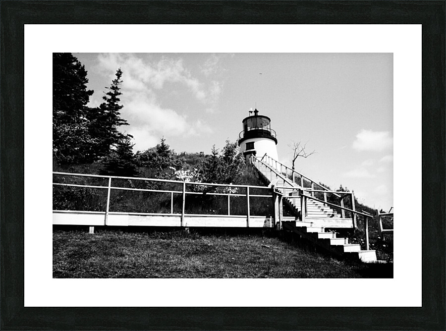 Owls Head Light Picture Frame print