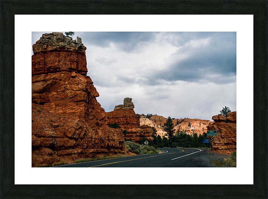 Red Canyon v1 Picture Frame print