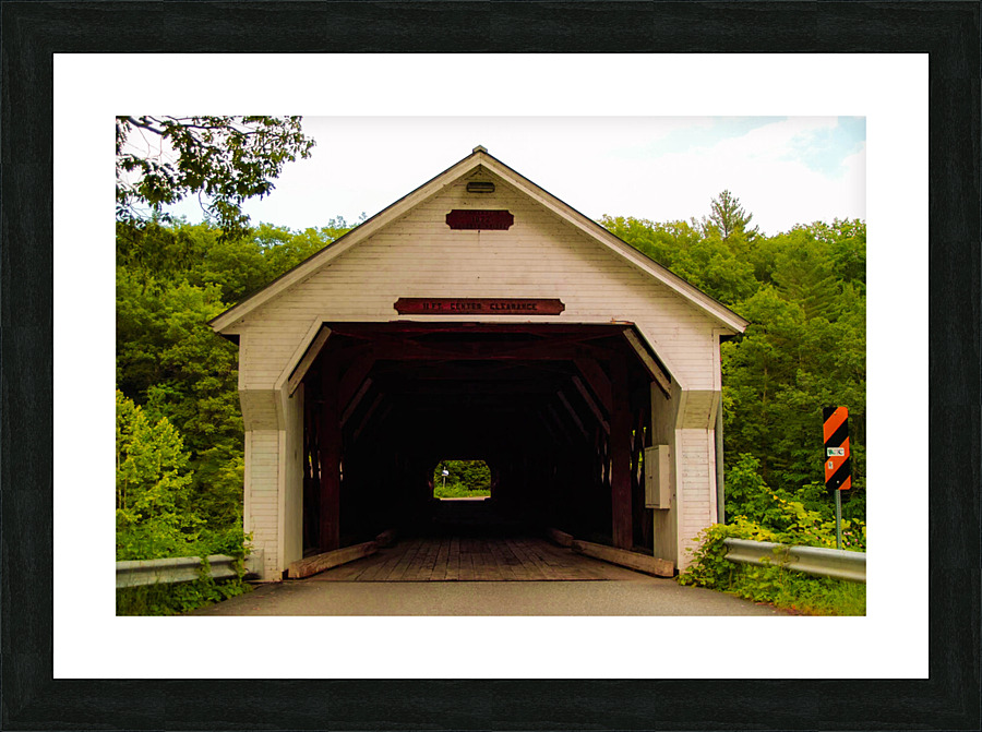 Dummerston Covered Bridge Front View Picture Frame print