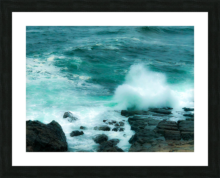 Waves Picture Frame print