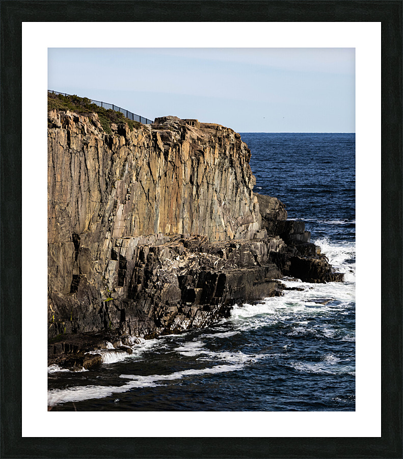 Bald Head Cliff Picture Frame print