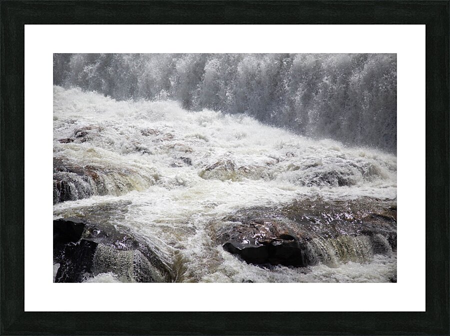 Icy Salmon Falls Picture Frame print
