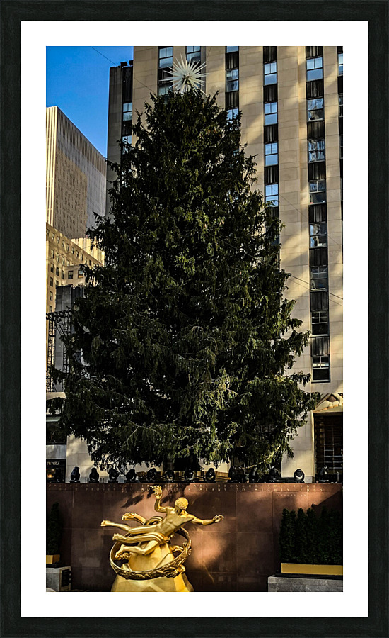 Rockefeller Center v2 Picture Frame print