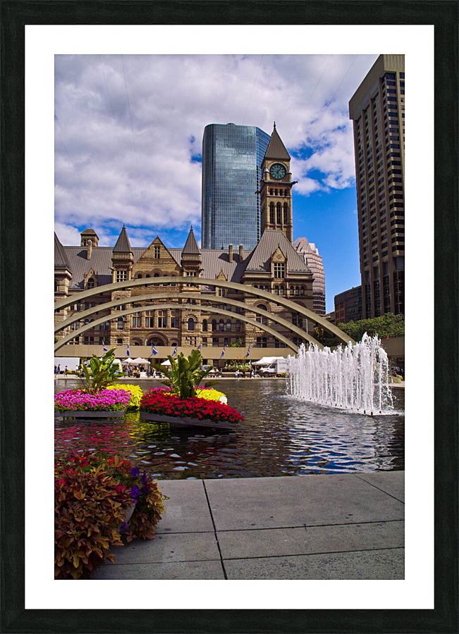 Nathan Phillips Square Toronto Picture Frame print