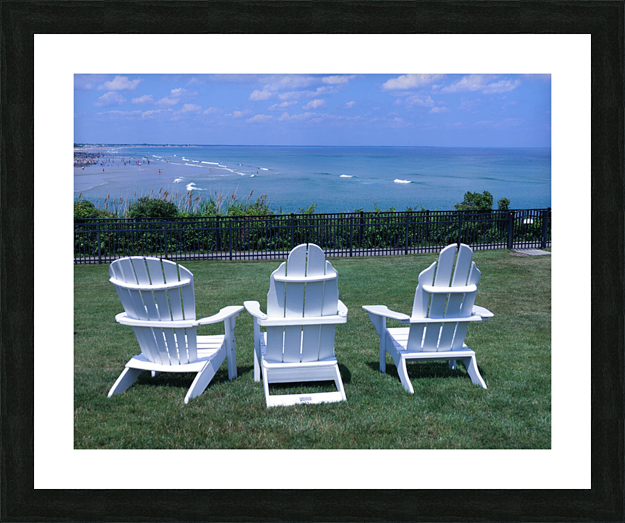 Adirondack Chairs Picture Frame print