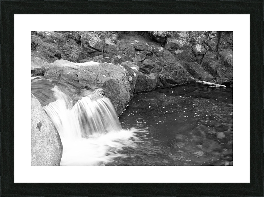 Mini Falls BW Picture Frame print
