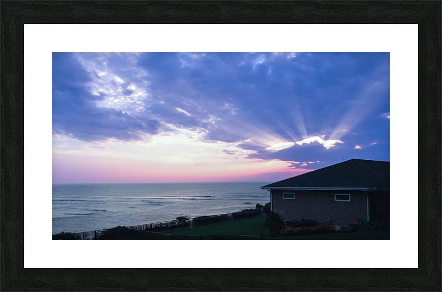 Dramatic Sunset Over Ogunquit v2 Picture Frame print