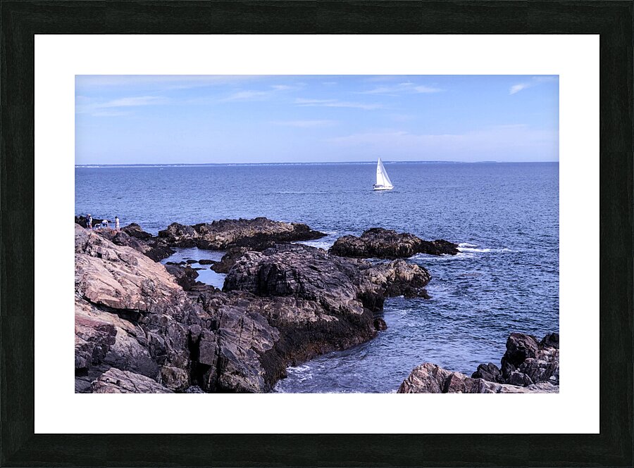 Sailboat Ogunquit Maine Picture Frame print