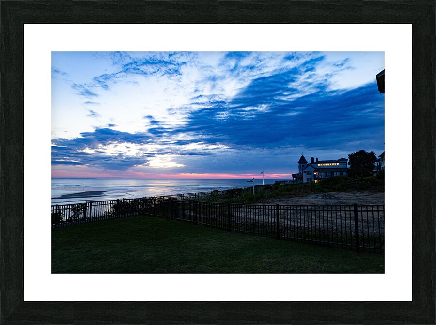 Blue Hour in Ogunquit Maine Picture Frame print
