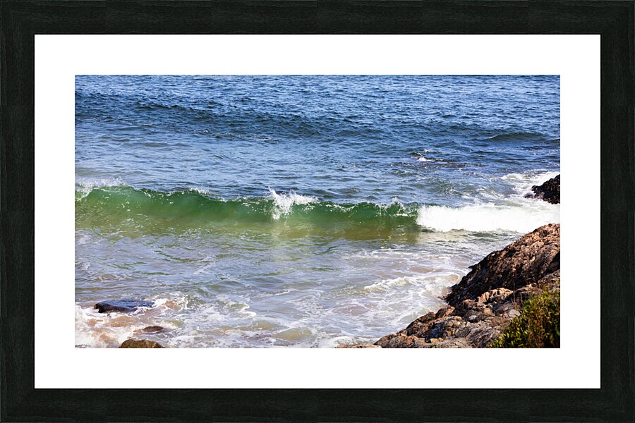 Ogunquit Waves Picture Frame print