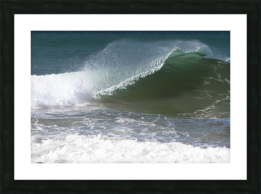 The Big Wave Picture Frame print