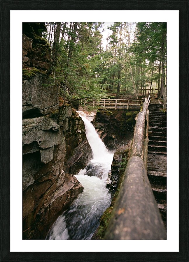 Sabbaday Falls v3 Picture Frame print