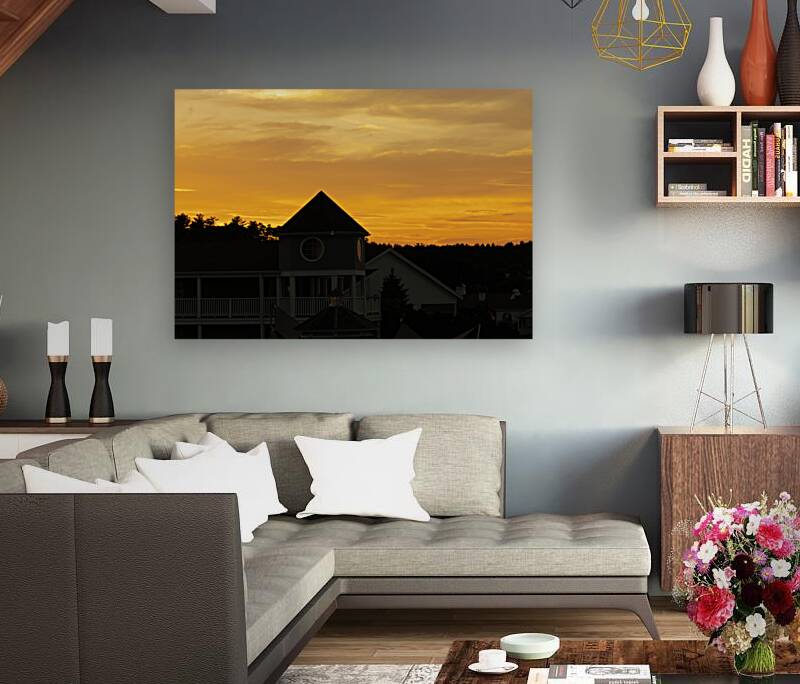 Golden Sunset Over Ogunquit Reproduction