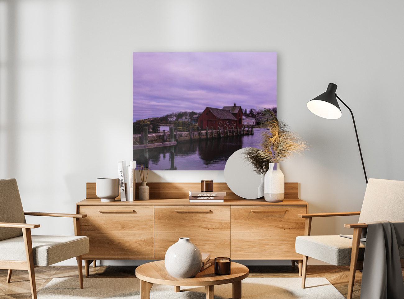 Sunset Over Motif  1 Reproduction