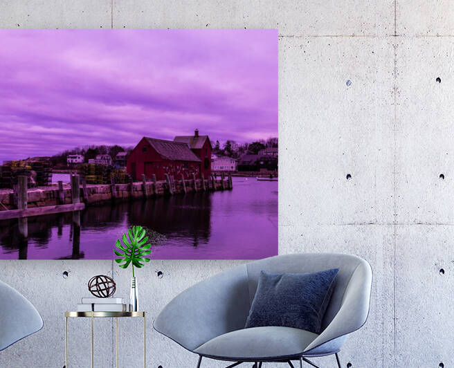 Sunset Over Motif  1 v3 by Palumbo Photography
