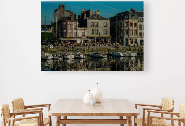 Honfleur Boats in France by Palumbo Photography