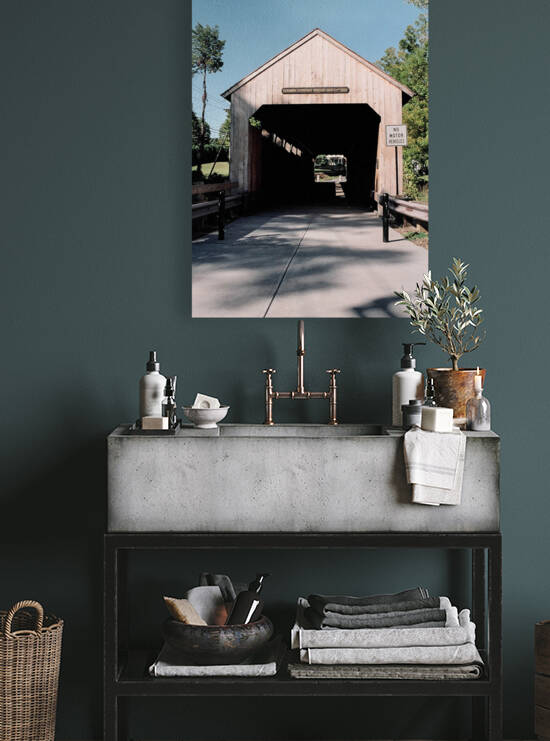 Conway Covered Bridge v1 by Palumbo Photography