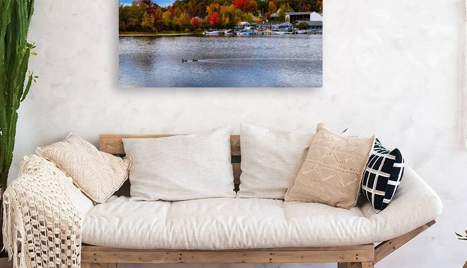 Fall Lake Wentworth in Wolfeboro New Hampshire by Palumbo Photography