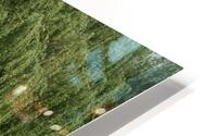 Monets Garden HD Metal print