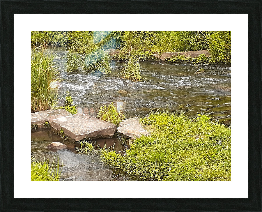 Babbling Brook Picture Frame print