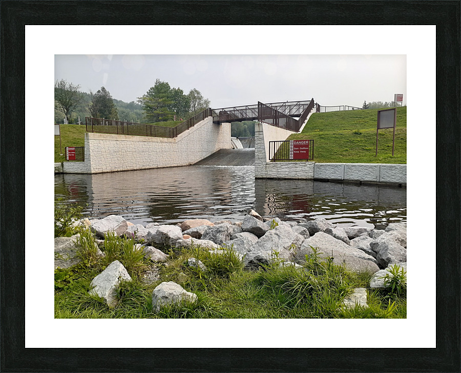 Millbrook Dam Picture Frame print