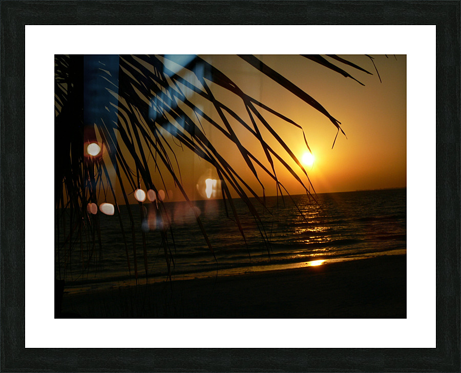 Sunset in Florida Picture Frame print
