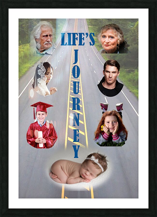 Lifes Journey Picture Frame print