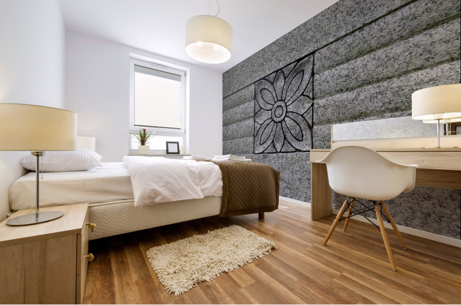 Granite Flower Mural print
