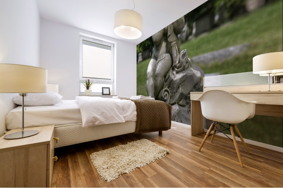 Marcy Monument Putto Mural print