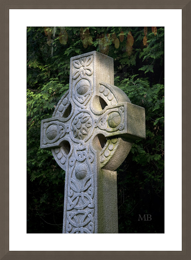 Celtic Cross Picture Frame print