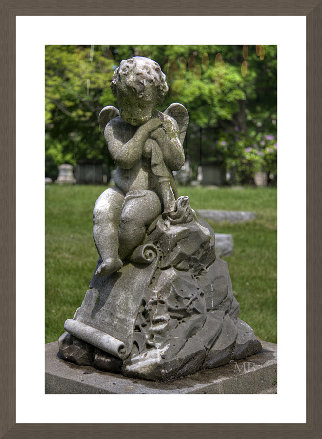 Marcy Monument Putto Picture Frame print