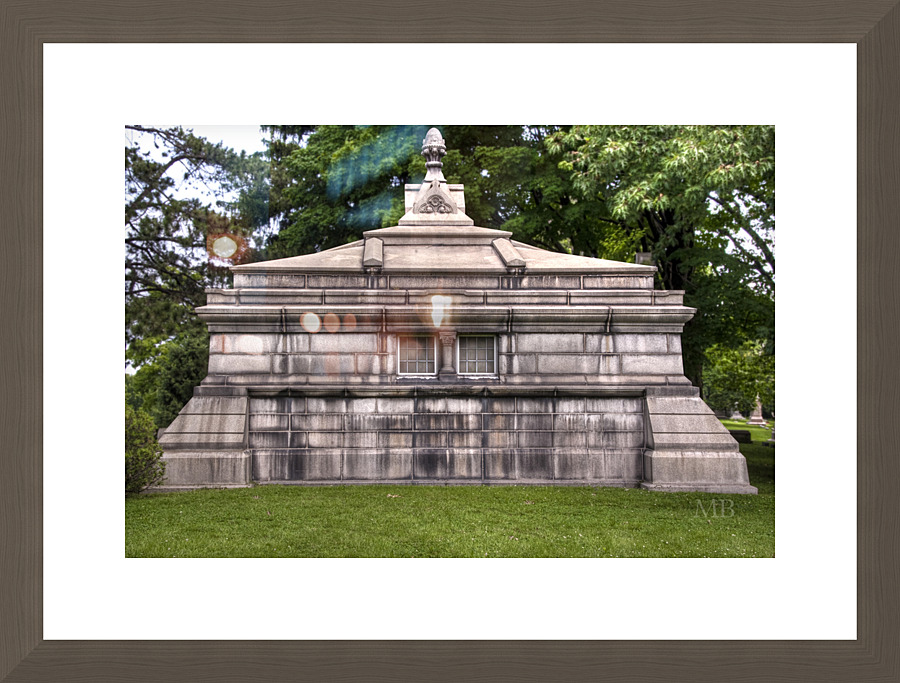 Morgan Mausoleum Picture Frame print