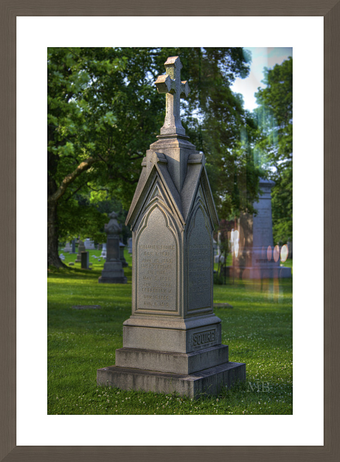 Squire Monument Picture Frame print