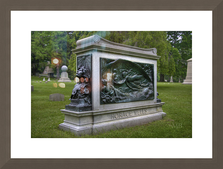 Wells Monument Picture Frame print