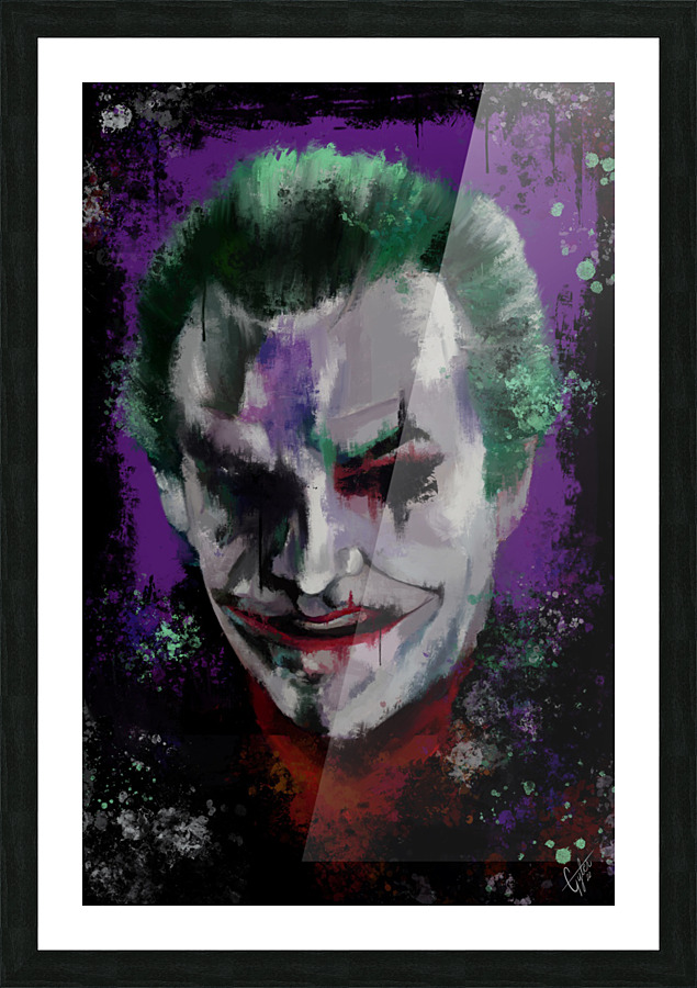 Joker Picture Frame print