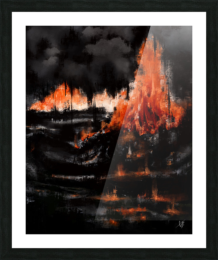 Aftermath  Picture Frame print