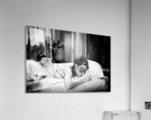 Audrey hepburn and Her Cat Sleep Acrylic Print