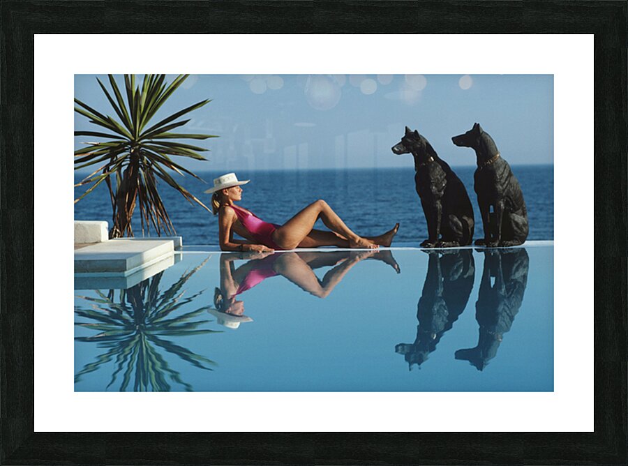Pantz Pool - Slim Aarons Picture Frame print