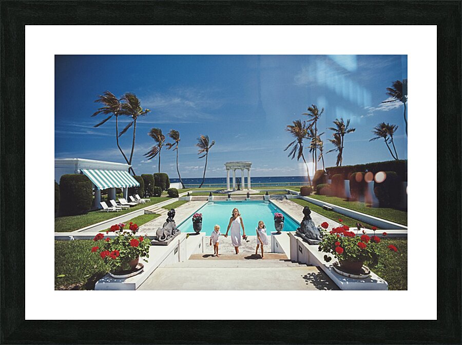 Neo Classical Pool - Slim Aarons Picture Frame print