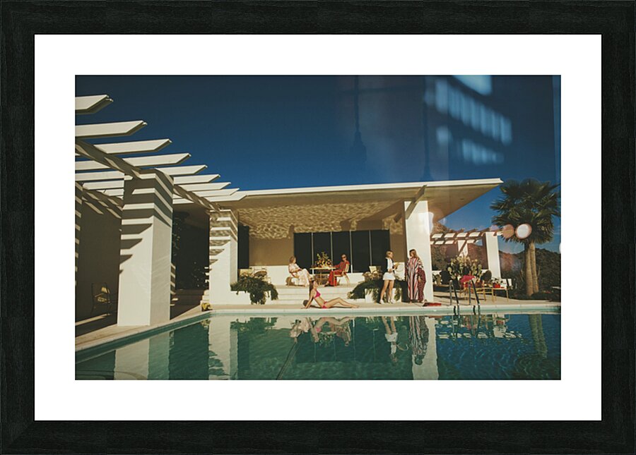 Poolside In Arizona - Slim Aarons Picture Frame print