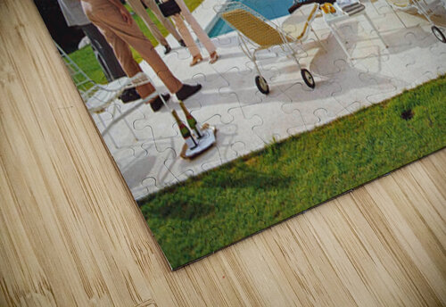 Poolside Conversation - Slim Aarons chirsteven puzzle