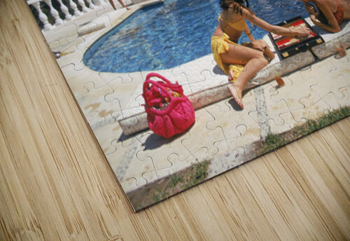 Poolside Backgammon - Slim Aarons chirsteven puzzle