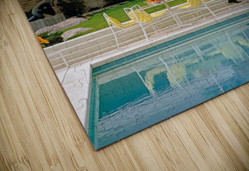 Poolside Waiting - Slim Aarons chirsteven puzzle