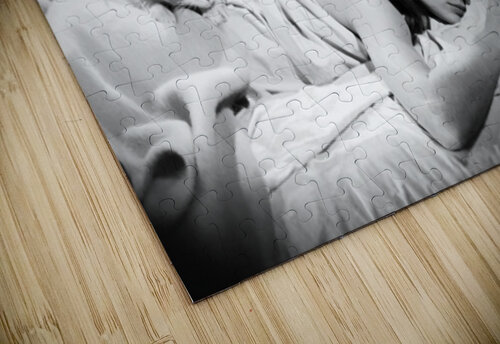 Audrey hepburn and Her Cat Sleep chirsteven puzzle