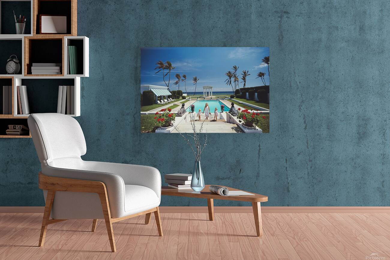 Neo Classical Pool - Slim Aarons Reproduction