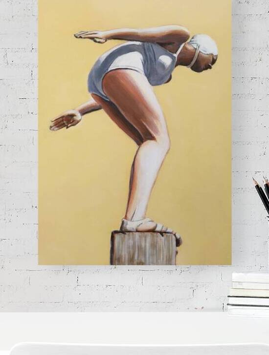 Diver on a Post   Sarah Morrissette by chirsteven