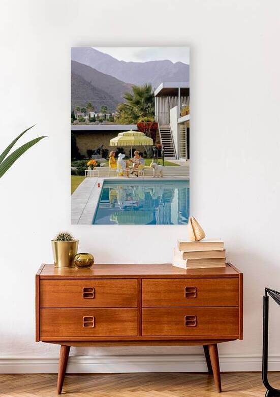 Poolside Friendship - Slim Aarons by chirsteven